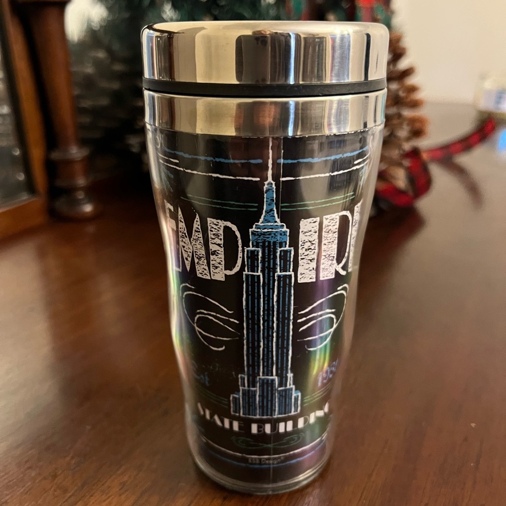 NWT NYC Empire State Building Insulated Cup with Lid